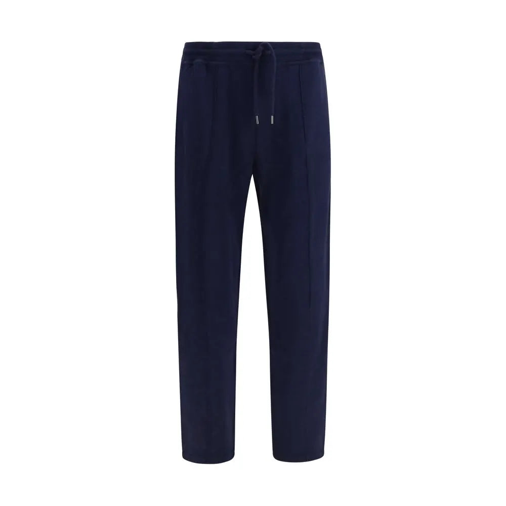 Brunello Cucinelli Brunello Cucinelli Blue Cotton Athletic Pants