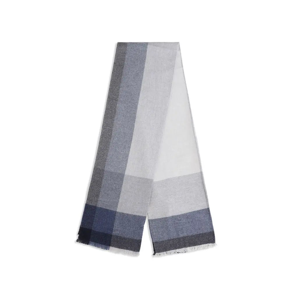 Brunello Cucinelli Brunello Cucinelli Gray Wool Oves Aries Scarf