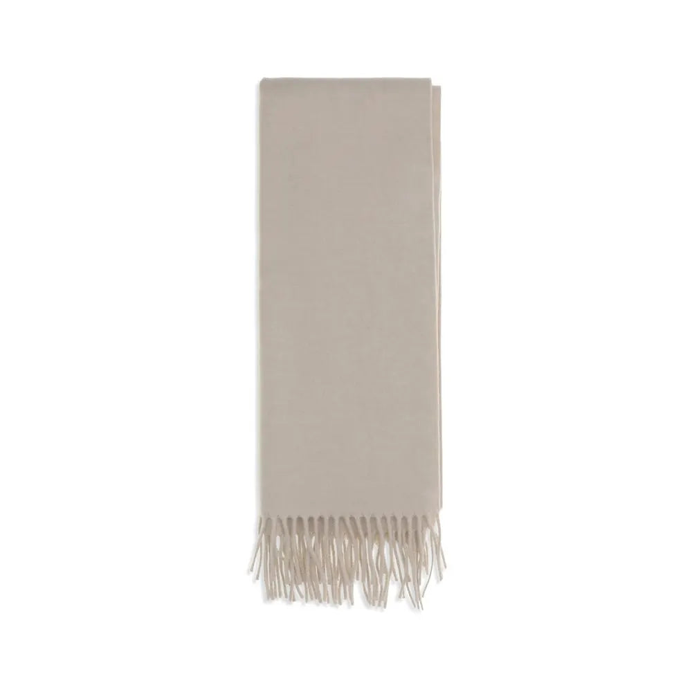 Brunello Cucinelli Brunello Cucinelli Beige Cashmere Scarf