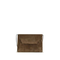 Brunello Cucinelli Brunello Cucinelli Brown Calf Leather Bos Taurus Shoulder Bag