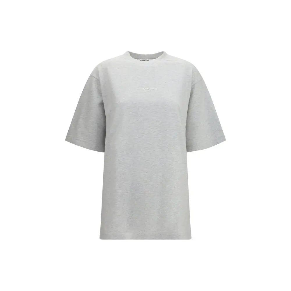 Alexander Wang Alexander Wang Gray Cotton T-Shirt