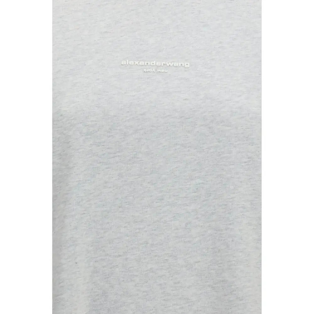Alexander Wang Alexander Wang Gray Cotton T-Shirt