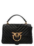 PINKO PINKO Black Lambskin Handbag