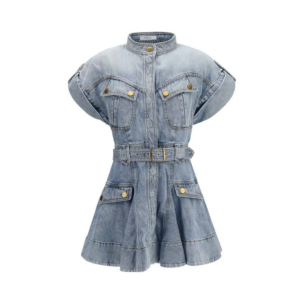 Zimmermann Zimmermann Blue Cotton Casual Dress