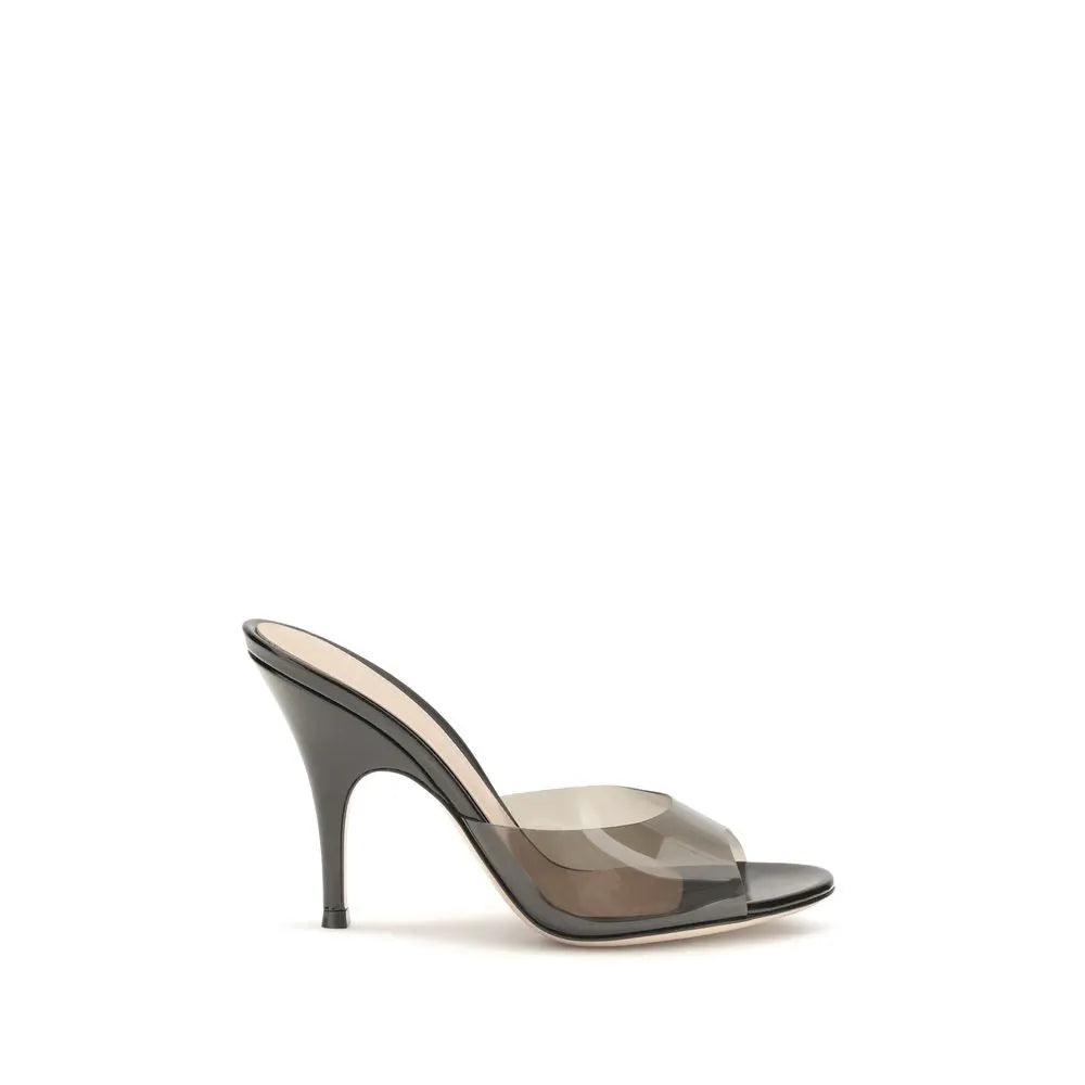 Gianvito Rossi Gianvito Rossi Black Polyurethane Sandals
