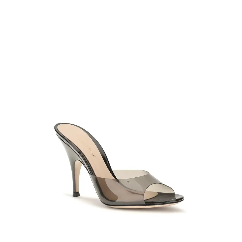 Gianvito Rossi Gianvito Rossi Black Polyurethane Sandals