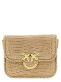 PINKO PINKO Beige Goatskin Shoulder Bag