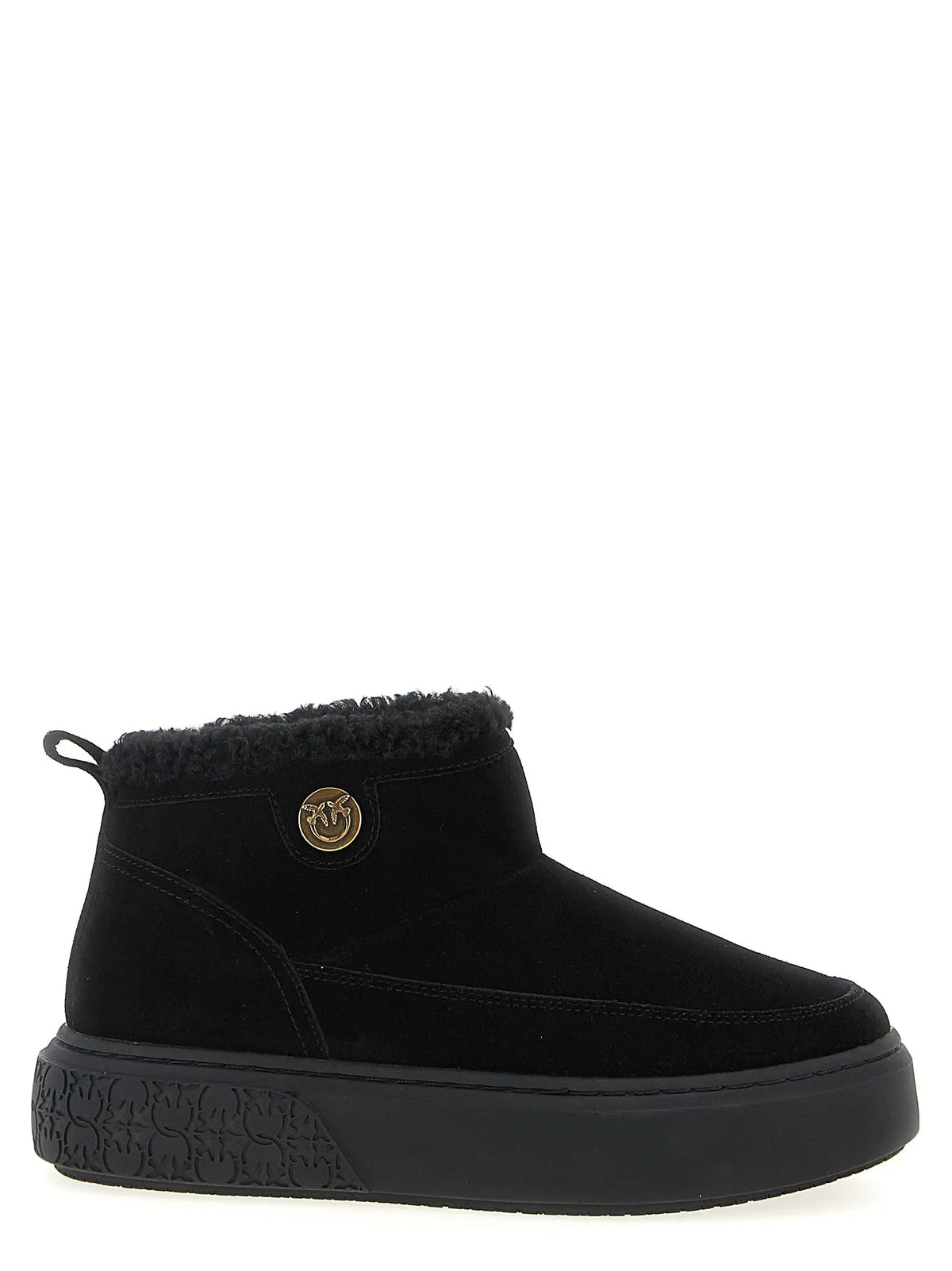 PINKO PINKO Black Polyester Ankle Boots