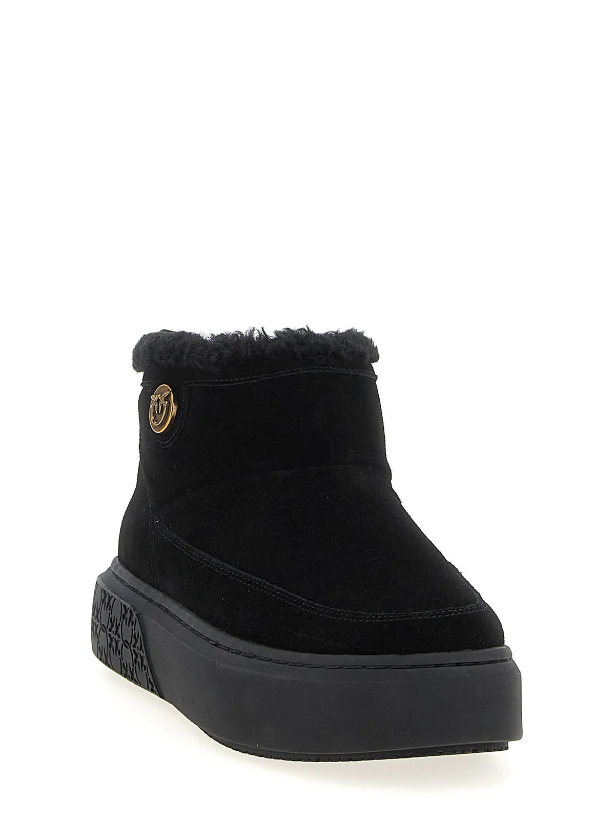 PINKO PINKO Black Polyester Ankle Boots