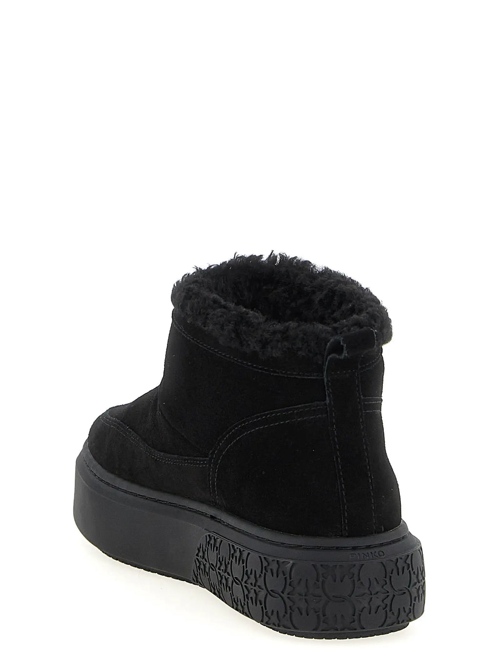 PINKO PINKO Black Polyester Ankle Boots