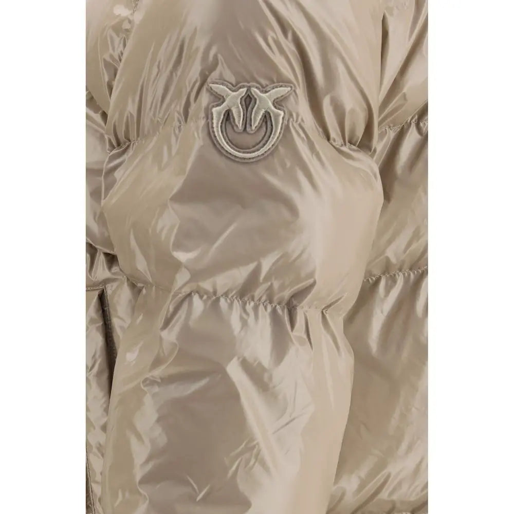 PINKO PINKO Beige Polyamide Full-Length Jacket