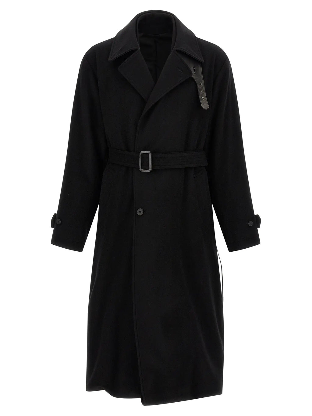 SSSTEIN SSSTEIN Black Wool Coat