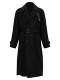 SSSTEIN SSSTEIN Black Wool Coat