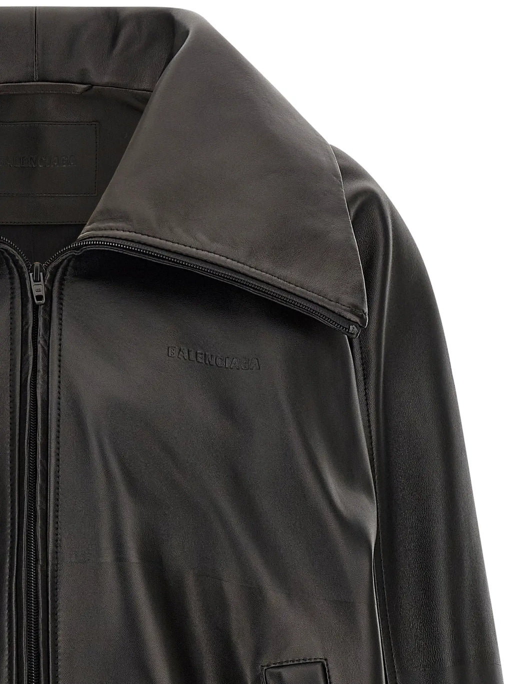 Balenciaga Balenciaga Black Lamb Leather Leather Jacket