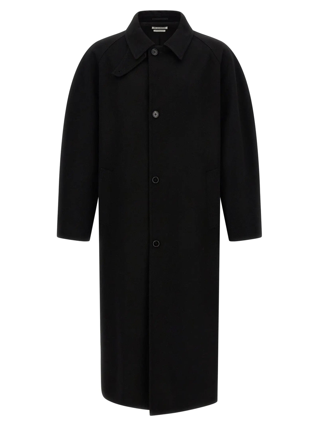Jil Sander Jil Sander Black Wool Coat