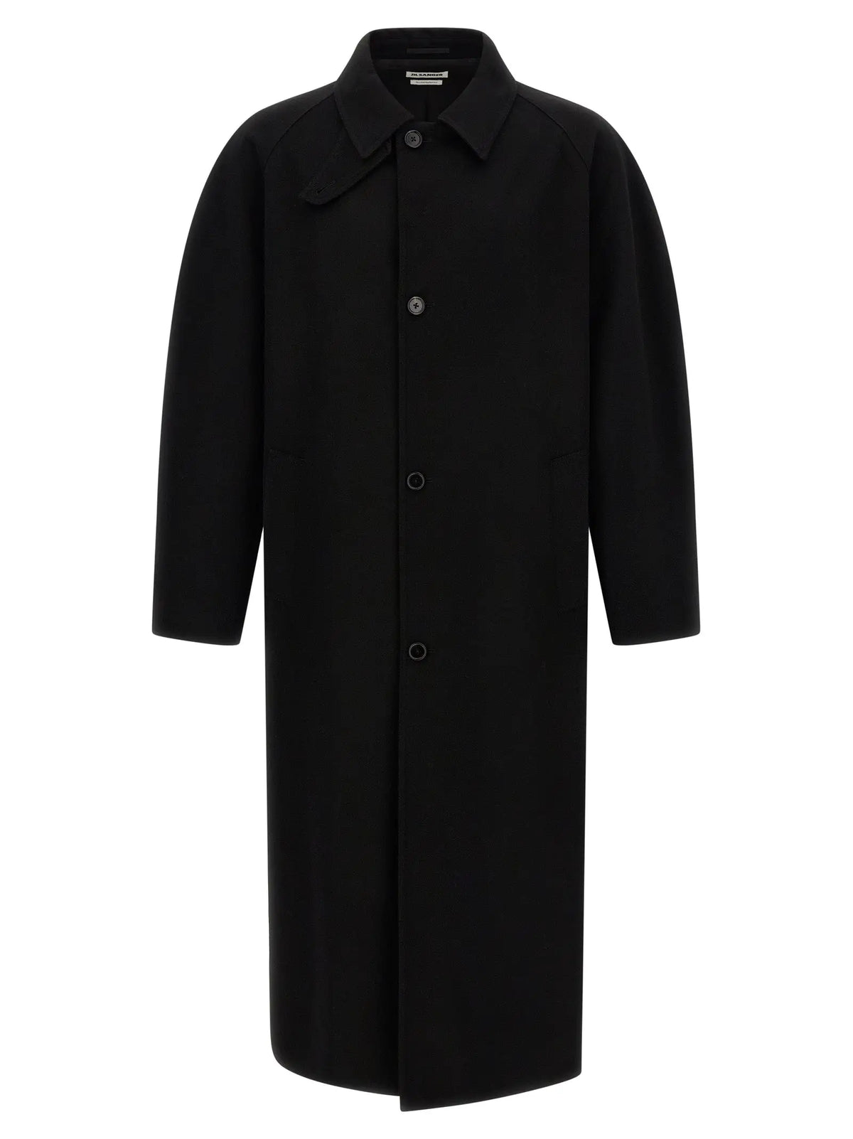 Jil Sander Jil Sander Black Wool Coat