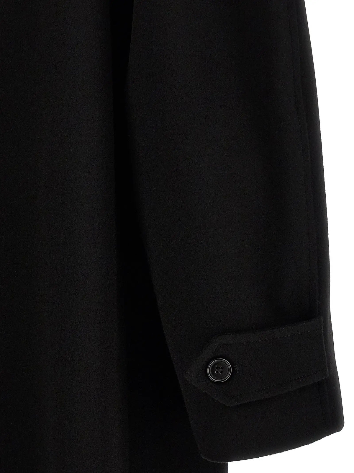 Jil Sander Jil Sander Black Wool Coat
