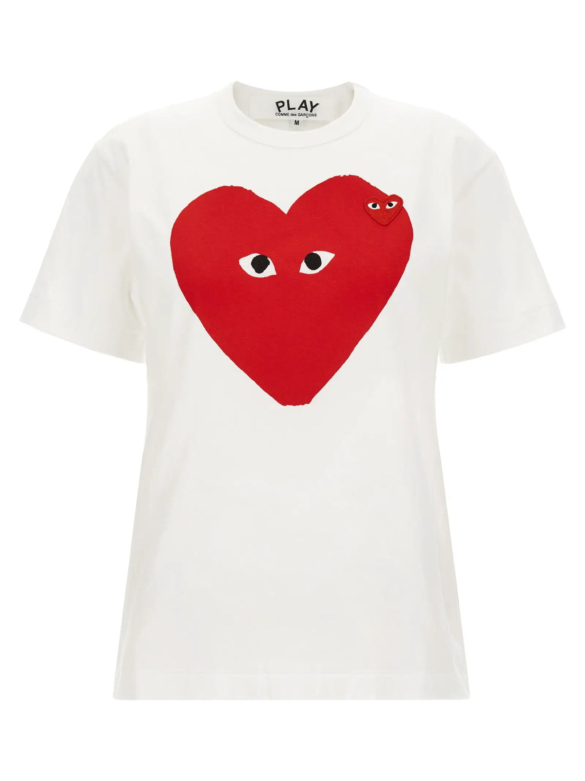 Comme Des Garçons Play Comme Des Garçons Play White Cotton T-Shirt