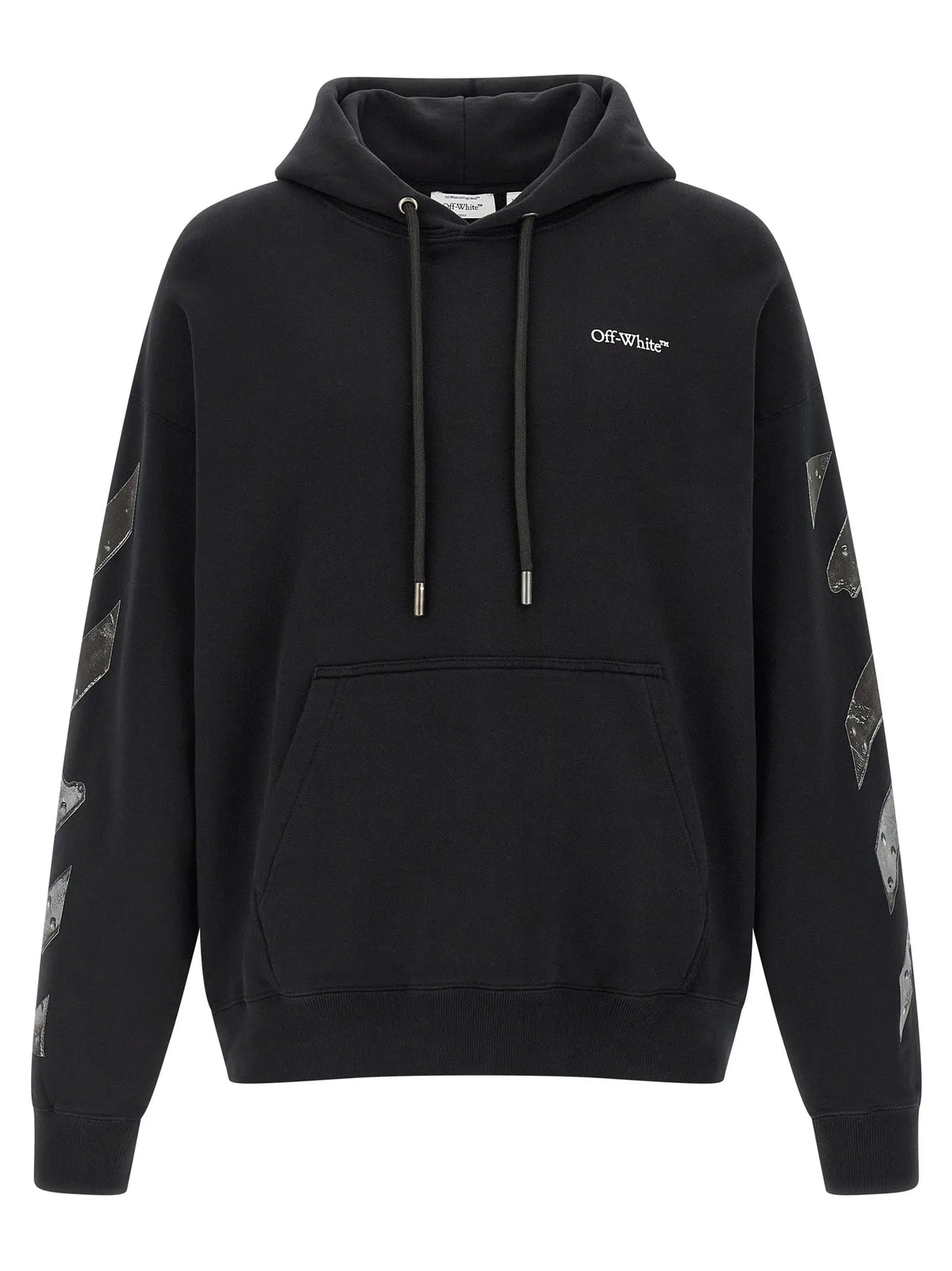 Off-White Black Cotton Sweatshirt
