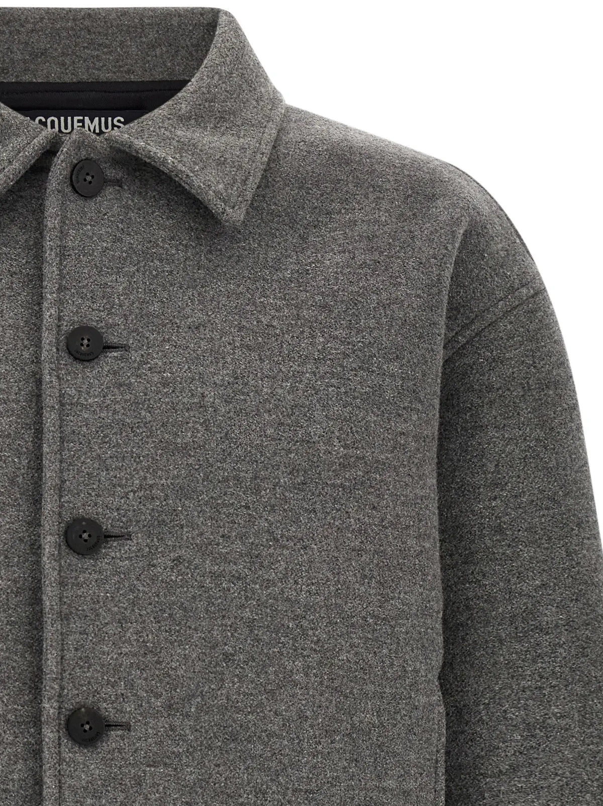 Jacquemus Gray Virgin Wool Bomber