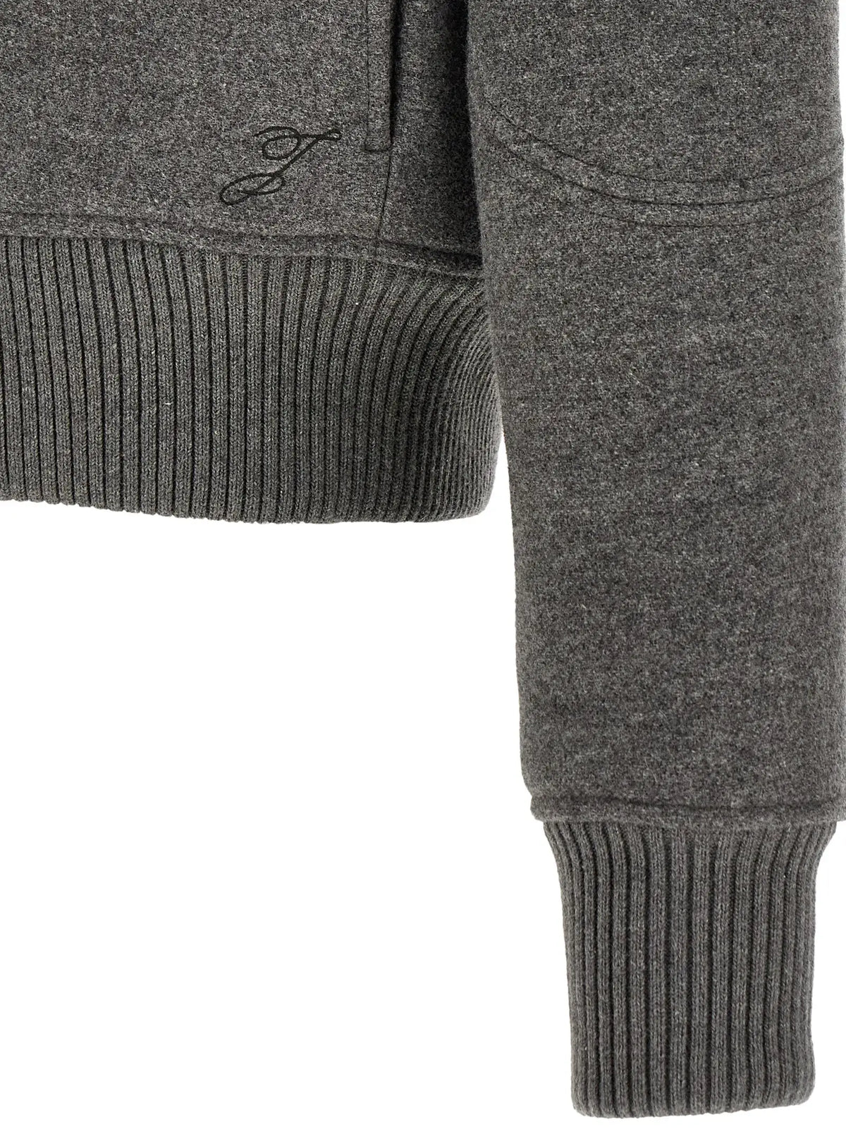 Jacquemus Gray Virgin Wool Bomber