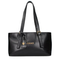 Versace Black Leather Shoulder Bag