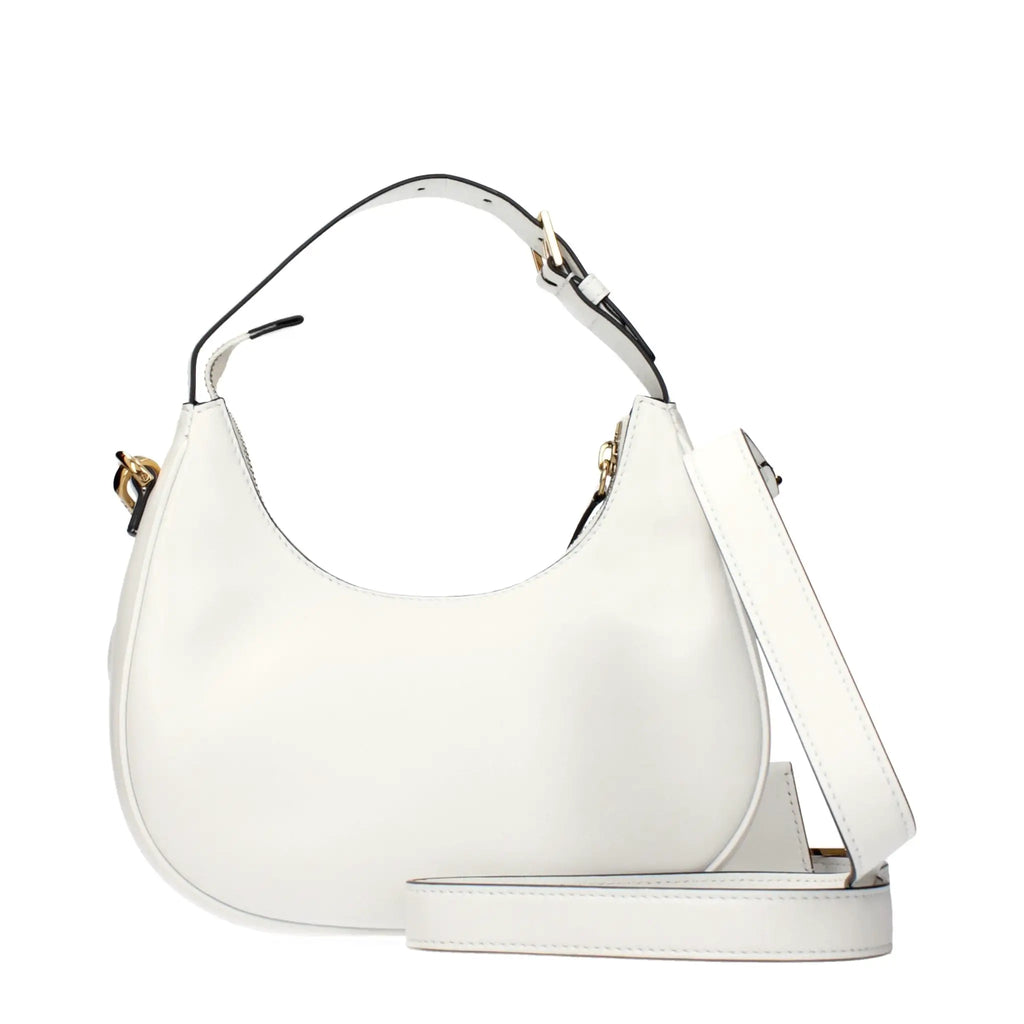 Versace White Leather Handbag