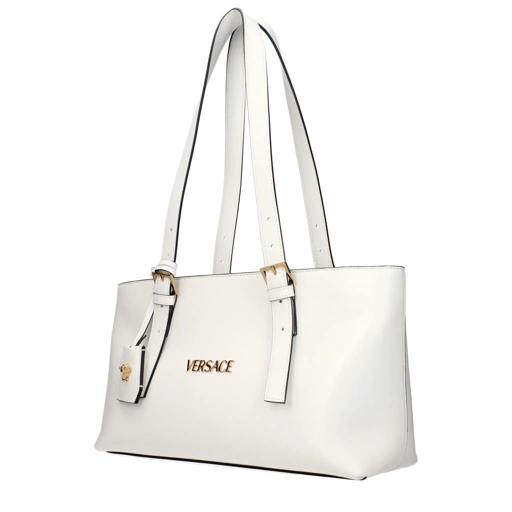 Versace Versace White Leather Shoulder Bag