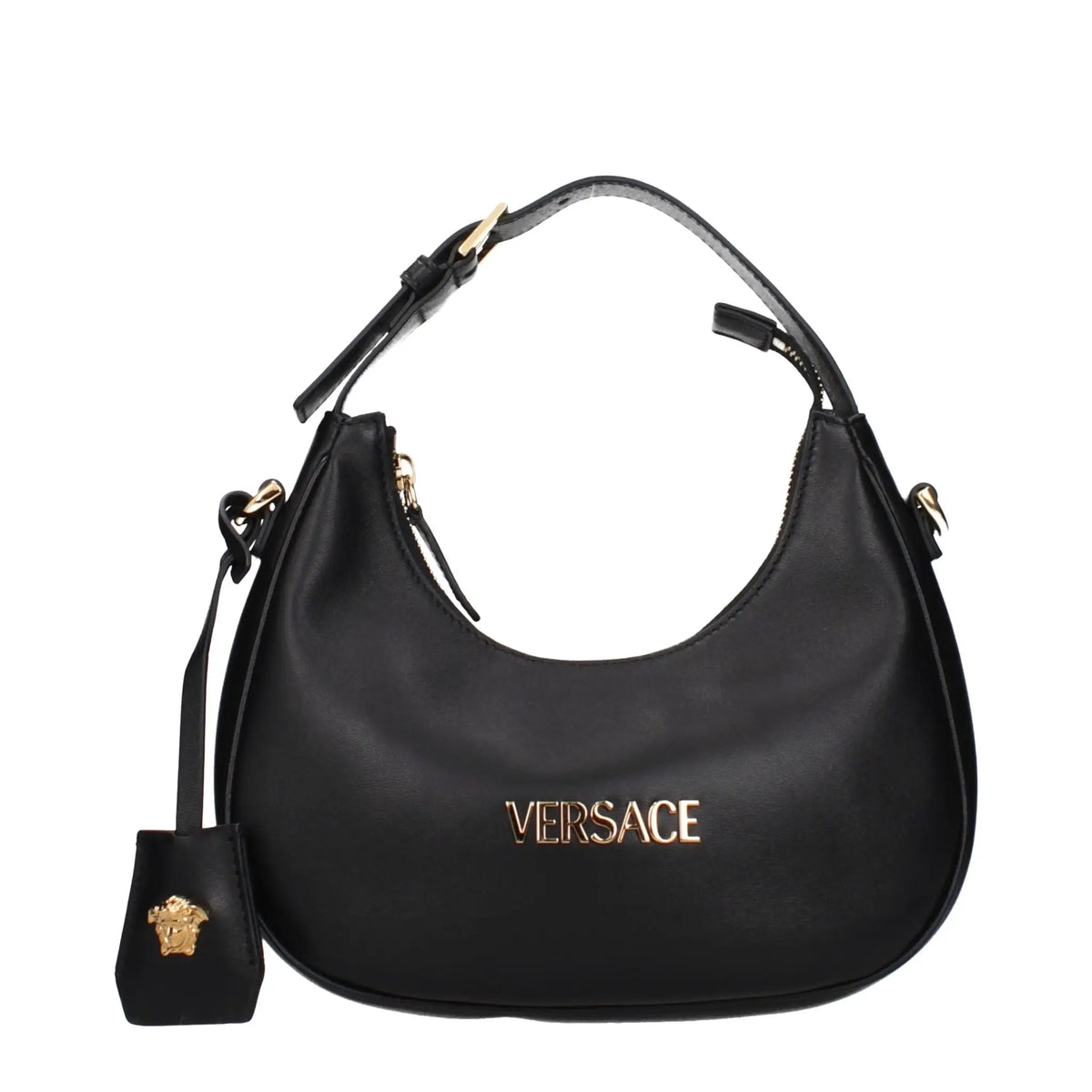 Versace Black Leather Handbag