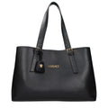 Versace Black Leather Shoulder Bag