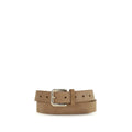 Brunello Cucinelli Brunello Cucinelli Beige Calf Leather Bos Taurus Regular Belt