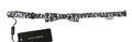 Dolce & Gabbana White Pattern Silk Adjustable Neck Papillon Tie by Dolce & Gabbana