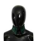 Dolce & Gabbana Green Fur Neck Collar Wrap Lambskin Scarf by Dolce & Gabbana