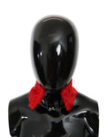 Dolce & Gabbana Red Fur Neck Collar Wrap Lambskin Scarf by Dolce & Gabbana