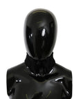 Dolce & Gabbana Black Fur Neck Collar Wrap Lambskin Scarf by Dolce & Gabbana