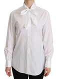 Dolce & Gabbana White Turtle Neck Long Sleeve Polo Shirt by Dolce & Gabbana