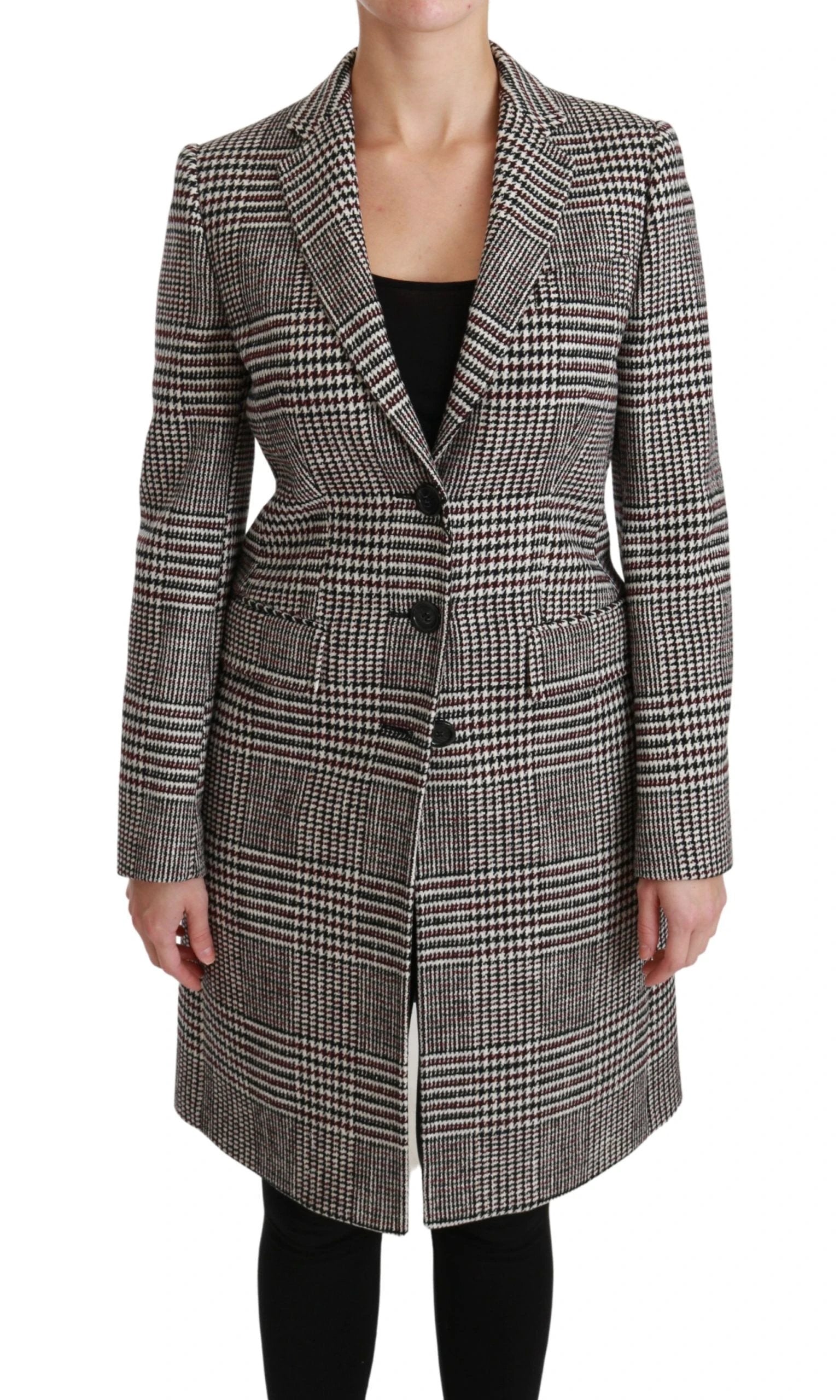 Dolce & Gabbana Multicolor Trench Knee Long Jacket Coat by Dolce & Gabbana