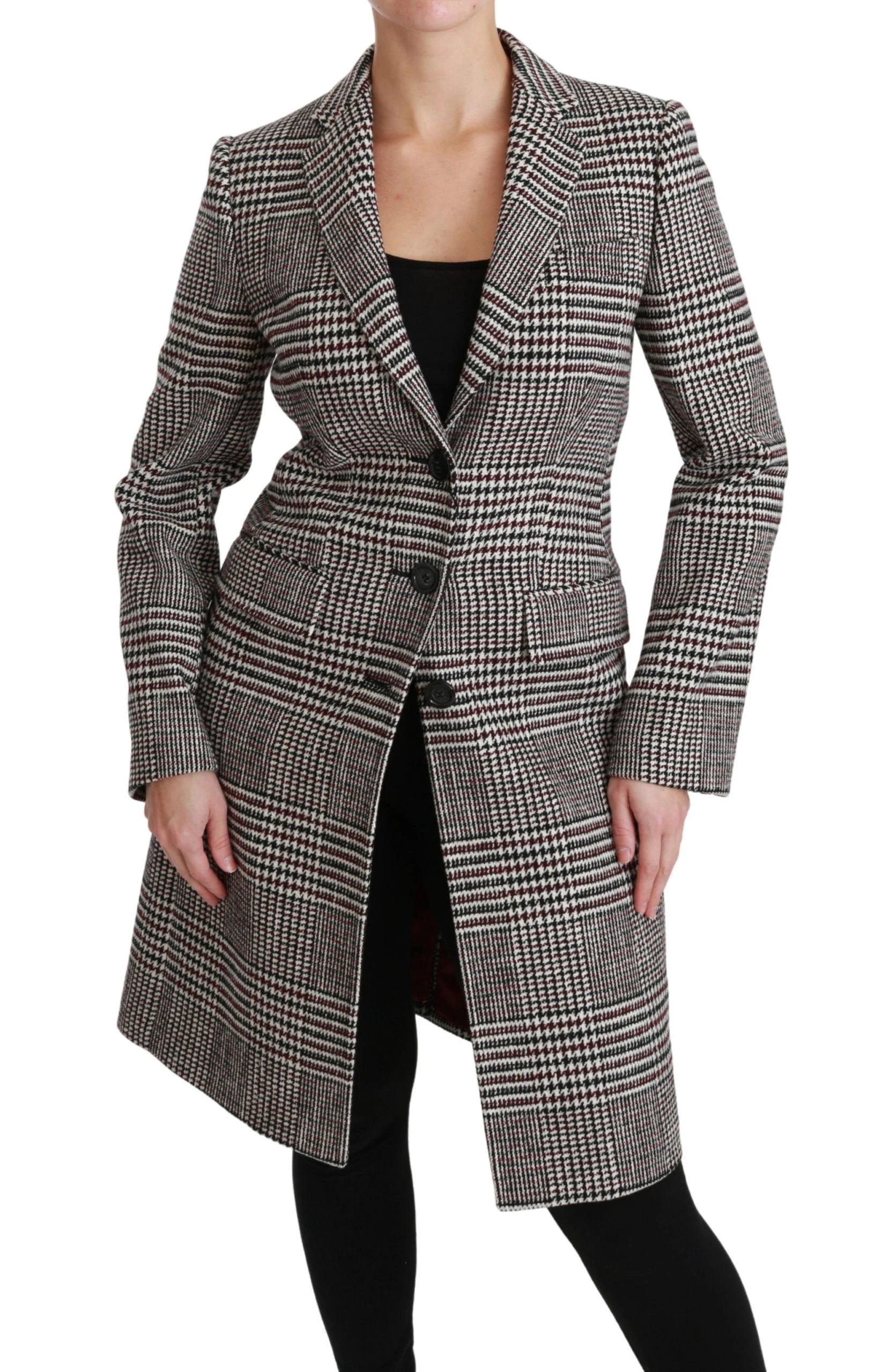 Dolce & Gabbana Multicolor Trench Knee Long Jacket Coat by Dolce & Gabbana