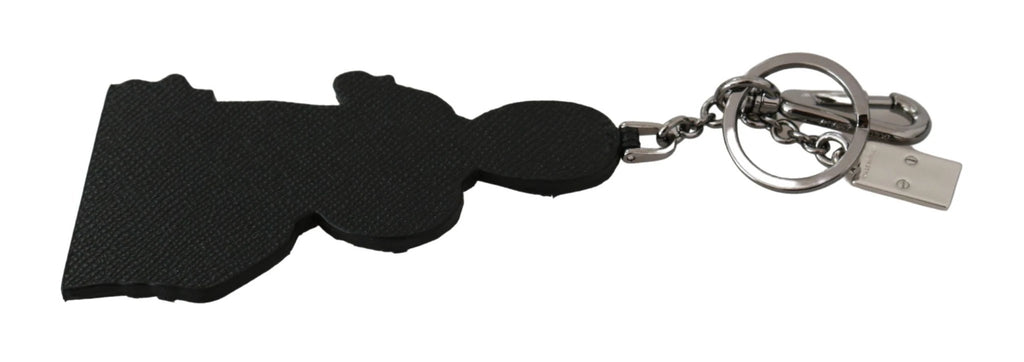 Dolce & Gabbana Leather Dominico Stefano #DGFAMILY Logo Badge Keychain by Dolce & Gabbana