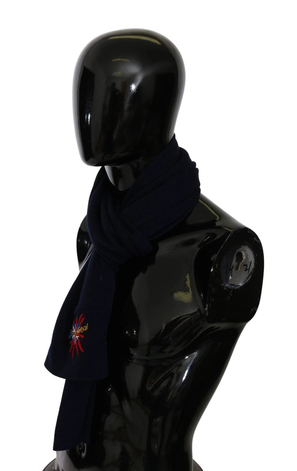 Dolce & Gabbana Blue #DGLovesLondon Wrap Shawl Wool Scarf by Dolce & Gabbana