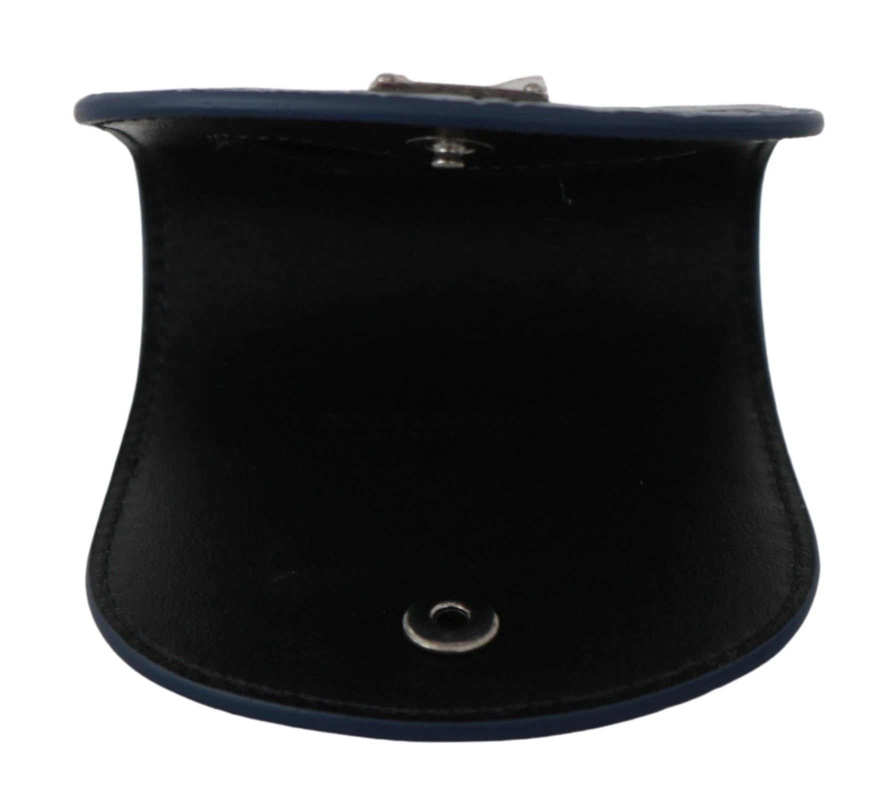 Dolce & Gabbana Blue Leather Holder Pocket Condom Case by Dolce & Gabbana