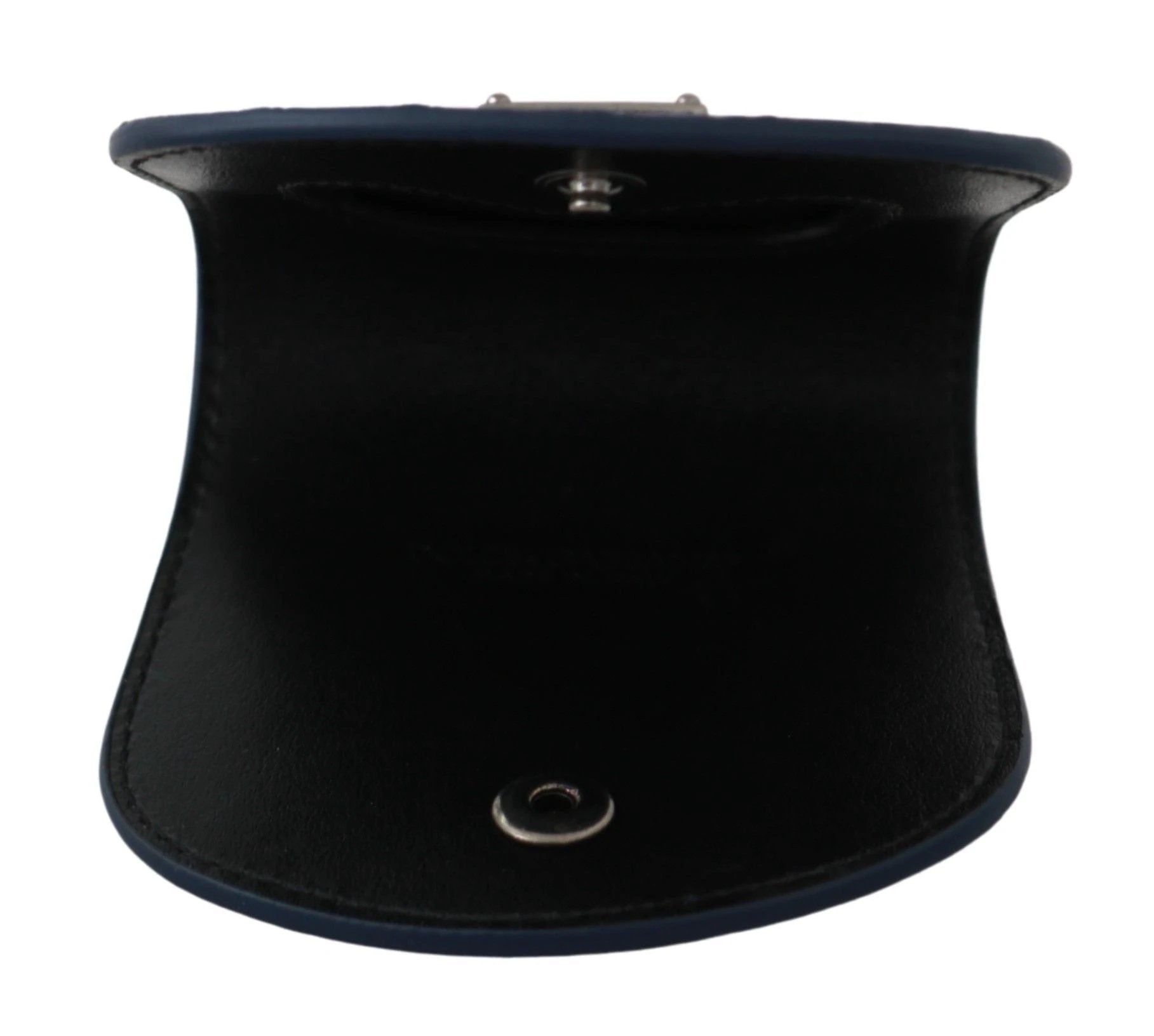 Dolce & Gabbana Blue Holder Pocket Wallet Blue Exotic Skin Condom Case by Dolce & Gabbana