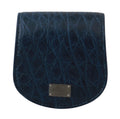 Dolce & Gabbana Blue Holder Pocket Wallet Blue Exotic Skin Condom Case by Dolce & Gabbana