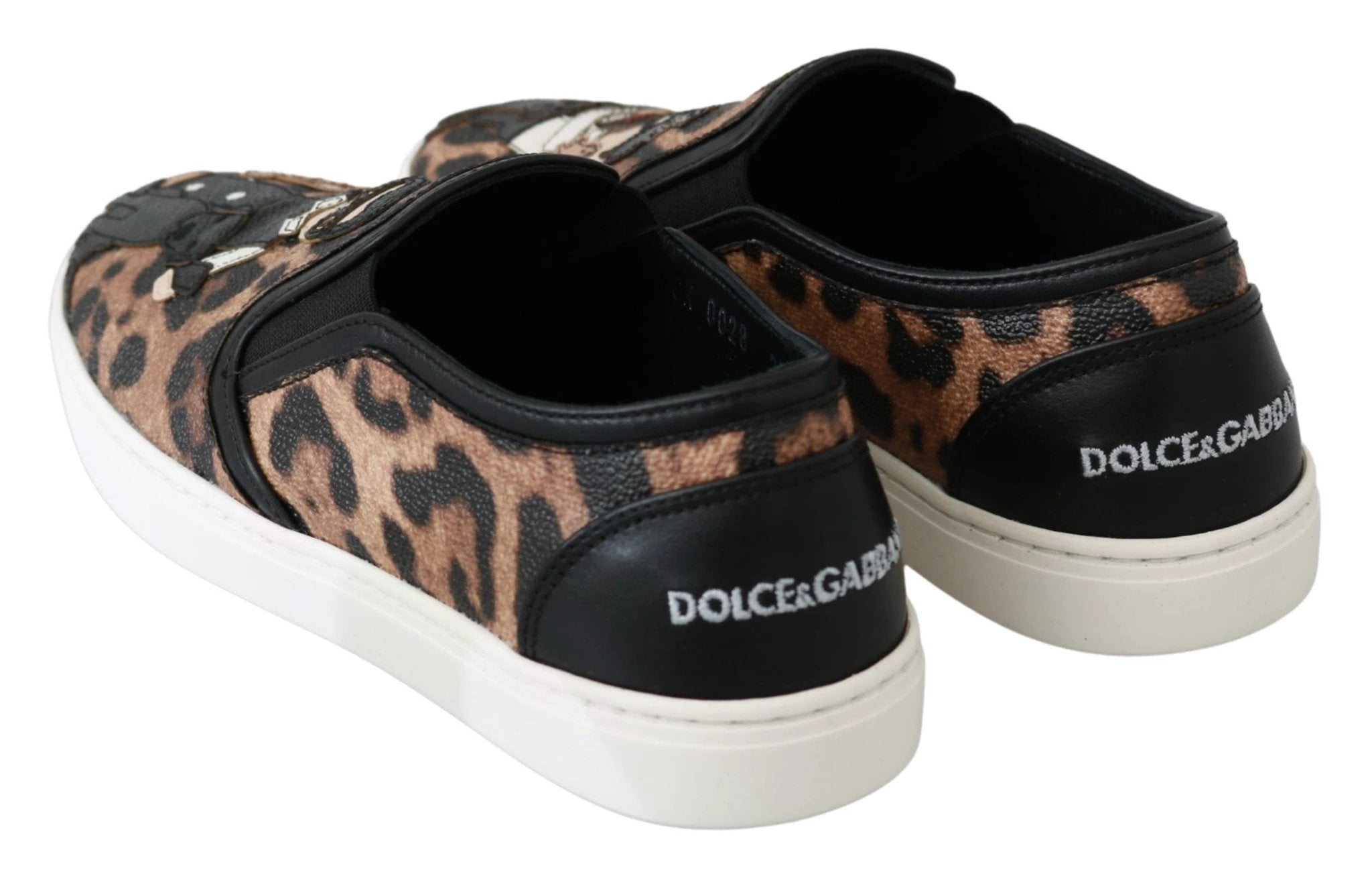 Dolce & Gabbana Leather Leopard #dgfamily Loafers Shoes by Dolce & Gabbana