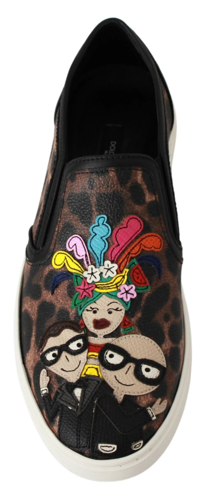 Dolce & Gabbana Leather Leopard #dgfamily Loafers Shoes by Dolce & Gabbana