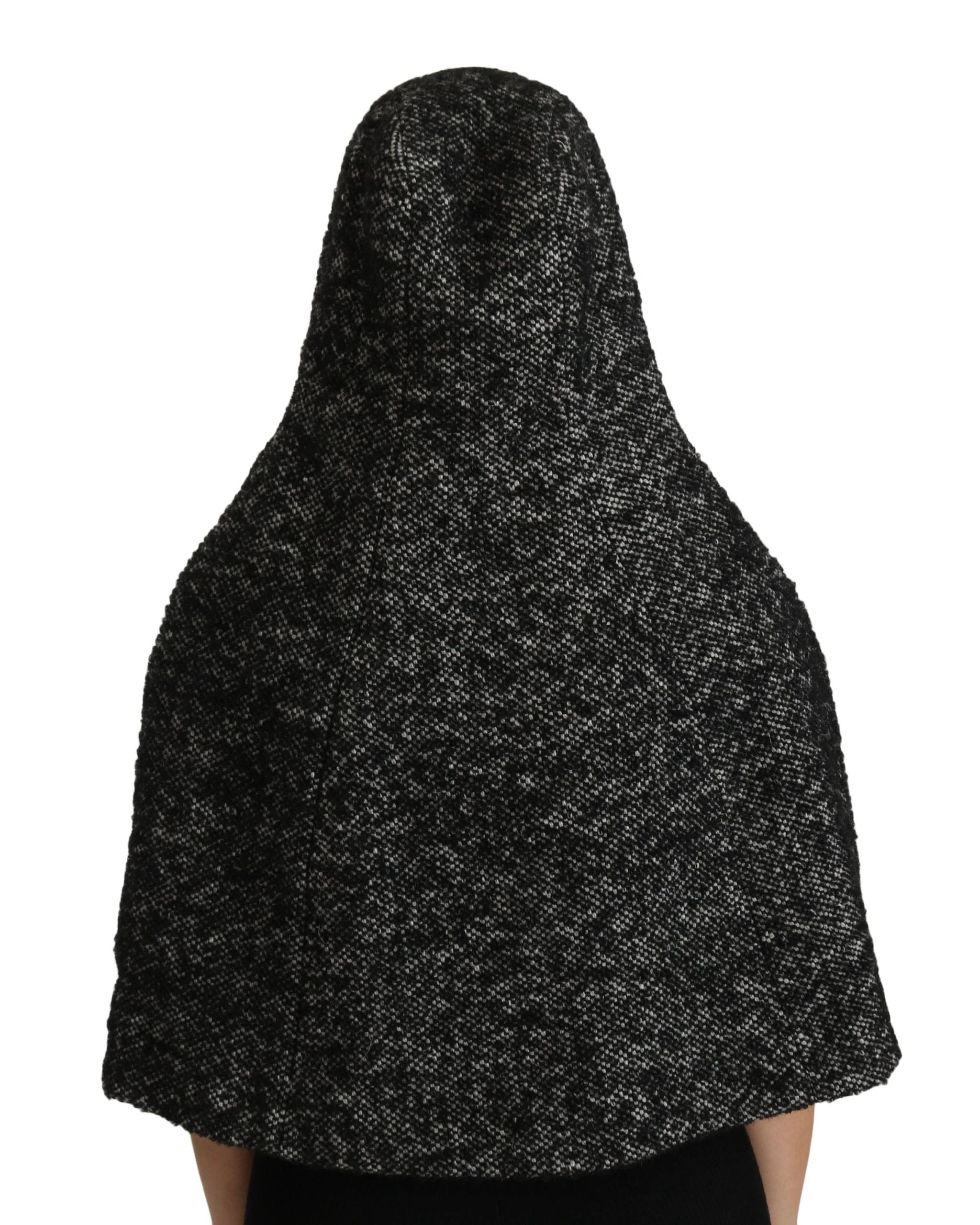 Dolce & Gabbana Gray Tweet Wool Kaftan Jacket Coat Top by Dolce & Gabbana
