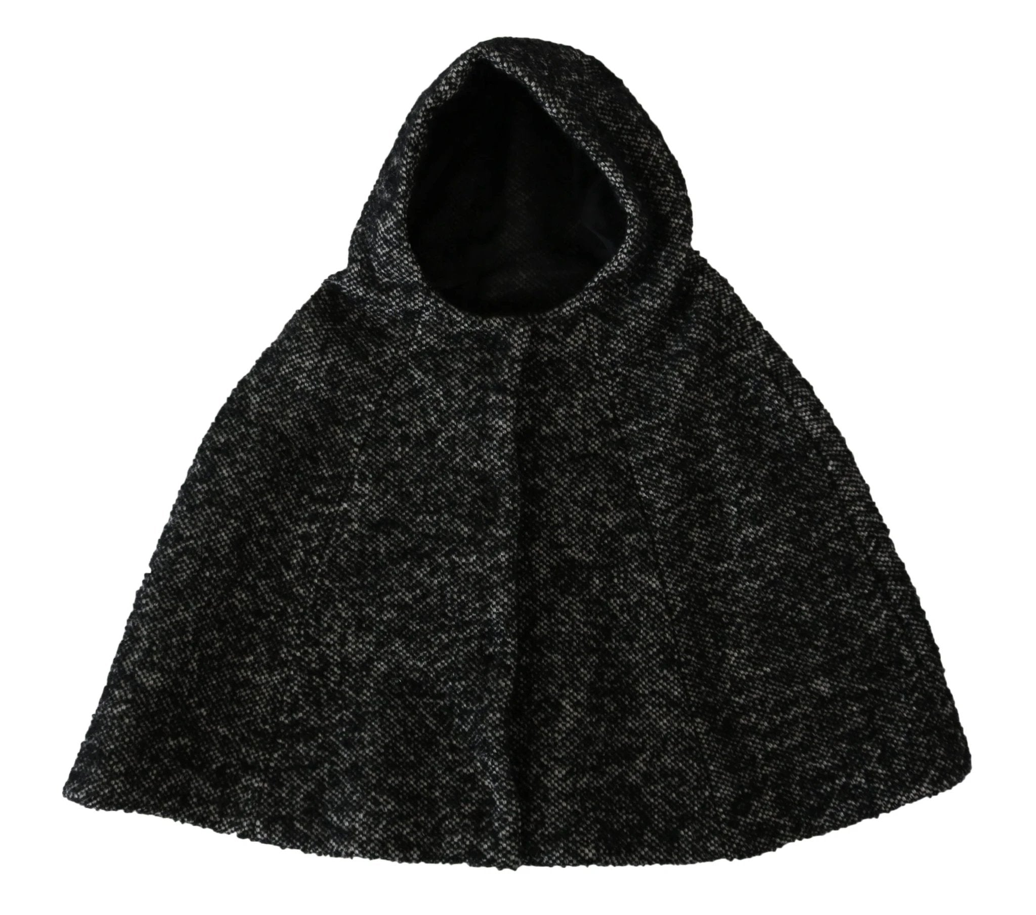 Dolce & Gabbana Gray Tweet Wool Kaftan Jacket Coat Top by Dolce & Gabbana