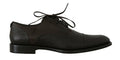 Dolce & Gabbana Brown Leather Laceups Dress Mens Shoes by Dolce & Gabbana