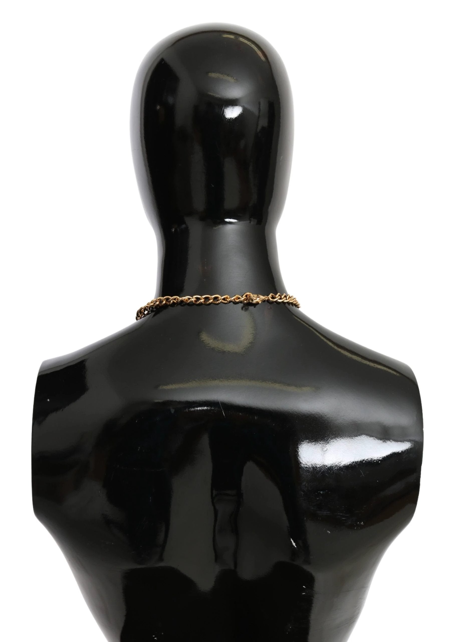 Dolce & Gabbana Green Leaves Gold Brass Crystal Flower Pendant Necklace by Dolce & Gabbana