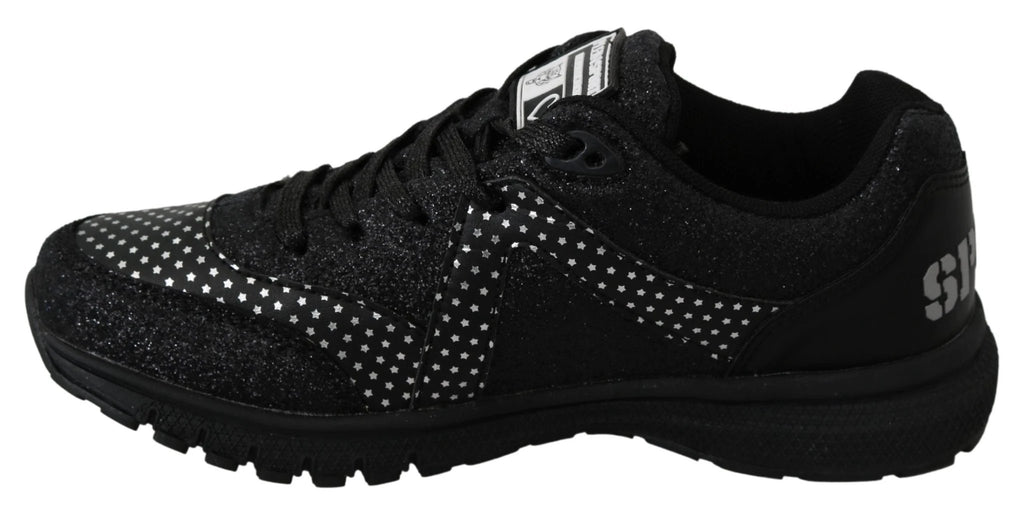 Philipp Plein Black Running Jasmines Sneakers Shoes by Philipp Plein